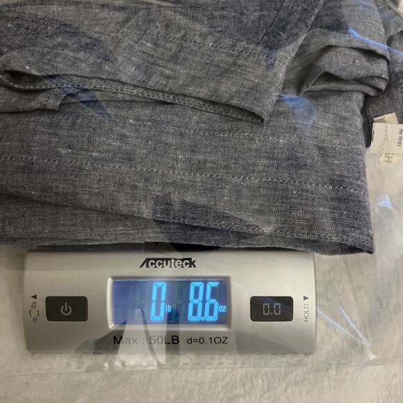 Eileen Fisher Women’s Chambray Shift Dress Sz S Blue Minimalist Timeless Capsule - Picture 10 of 10